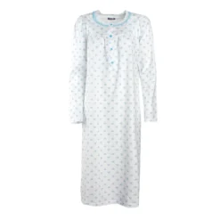 Camicia Da Notte Donna Linclalor In Cotone 174459 - Fino Alla Tg 60 K050