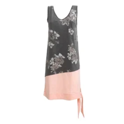 Camicia Da Notte Smanicata Singolare In Cotone P1073 U747 -Articoli Per La Casa camicia da notte smanicata singolare p1073 grigio medio 7