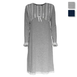 Camicia Da Notte Firenze Di Toscana Lingerie Caldo Cotone R444