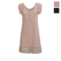 Camicia Da Notte Silvia Di Toscana Lingerie In Viscosa S770