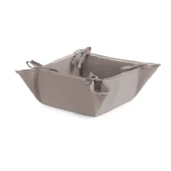 Cestino Portapane Merlene Con Laccetti W758 -Articoli Per La Casa cestino portapane merlene con laccetti tortora 1