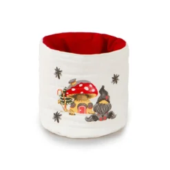 Cestino Portapane Natalizio Doran In Puro Cotone K841
