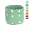 Cestino Portapane Pop Pois In Puro Cotone V941