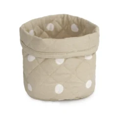 Cestino Portapane Pop Pois In Puro Cotone V941 10 Cestino Portapane Pop Pois In Puro Cotone V941 -Articoli Per La Casa cestino portapane pop pois in puro cotone beige 1