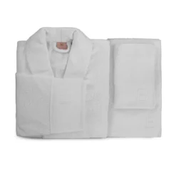 Completo Bagno 3 Pz Anisha Di Laura Biagiotti In Spugna W689 -Articoli Per La Casa completo bagno 3 pz spugna anisha laura biagiotti grigio perla 1