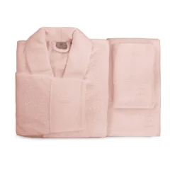 Completo Bagno 3 Pz Anisha Di Laura Biagiotti In Spugna W689 -Articoli Per La Casa completo bagno 3 pz spugna anisha laura biagiotti rosa antico 1