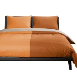 Completo Copripiumino Atlantic Di Caleffi Bicolore - Dimensioni Varie V588 -Articoli Per La Casa completo copripiumino atlantic caleffi dimensioni varie ambra 1