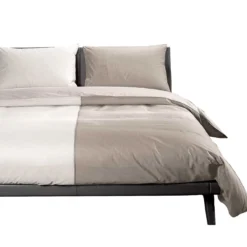 Completo Copripiumino Atlantic Di Caleffi Bicolore - Dimensioni Varie V588 -Articoli Per La Casa completo copripiumino atlantic caleffi dimensioni varie naturale 2