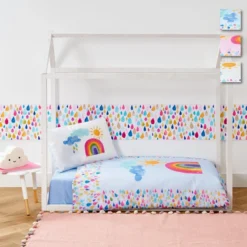 Completo Copripiumino Baleno Di Bassetti Per Lettino Baby K685