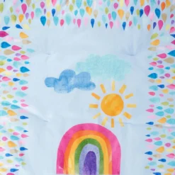 Completo Copripiumino Baleno Di Bassetti Per Lettino Baby K685 -Articoli Per La Casa completo copripiumino baleno di bassetti per lettino baby azzurro 2 1