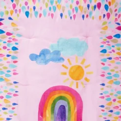 Completo Copripiumino Baleno Di Bassetti Per Lettino Baby K685 -Articoli Per La Casa completo copripiumino baleno di bassetti per lettino baby rosa 2 1