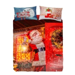 Completo Copripiumino Christmas Di Bassetti Matrimoniale J955