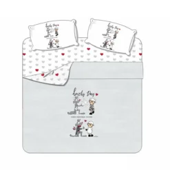 Completo Copripiumino Lovely Day Di Happy People - Dimensioni Varie S625