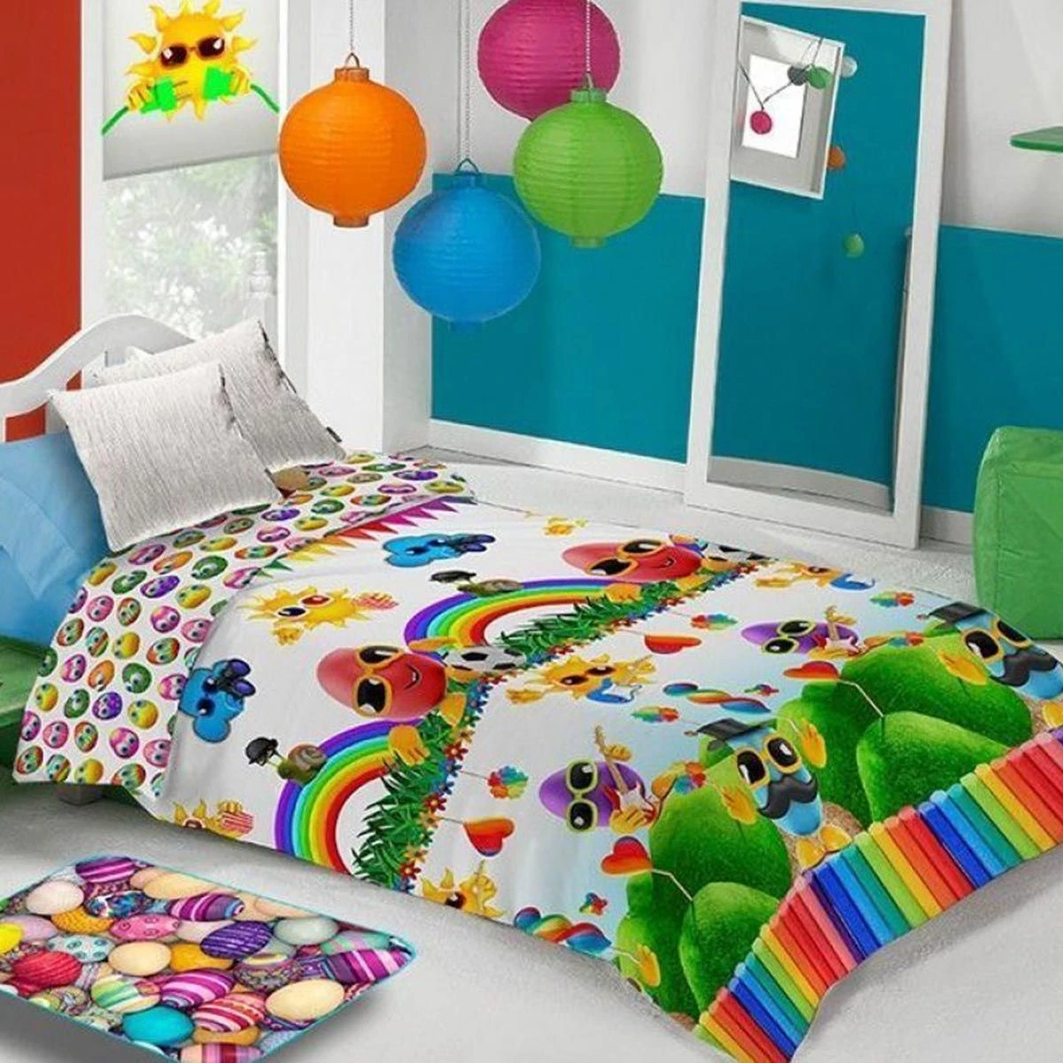 Completo Copripiumino Junior 589 Di Manterol Per Letto Singolo W578 3 Completo Copripiumino Junior 589 Di Manterol Per Letto Singolo W578 - immagine 3