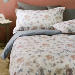 Completo Copripiumino Ranuncolo Di Zucchi In Raso Matrimoniale V066 -Articoli Per La Casa completo copripiumino ranuncolo di zucchi matrimoniale in raso 2 1