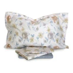 Completo Copripiumino Ranuncolo Di Zucchi In Raso Matrimoniale V066 -Articoli Per La Casa completo copripiumino ranuncolo di zucchi matrimoniale in raso beige 1