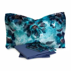 Completo Lenzuola Bellagio Raso Di Cotone Stampa Digitale HD Matrimoniale Z508