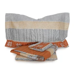 Completo Lenzuola Bald Biancaluna In Flanella - Dimensioni Varie T867 -Articoli Per La Casa completo lenzuola biancaluna tramonti flanella di cotone bald arancione 3