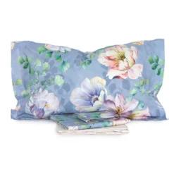 Completo Lenzuola Copriletto Amanda Di Randi In Percalle Matrimoniale J359