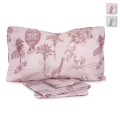 Completo Lenzuola Felci Di Laura Biagiotti In Percalle Matrimoniale Maxi J215