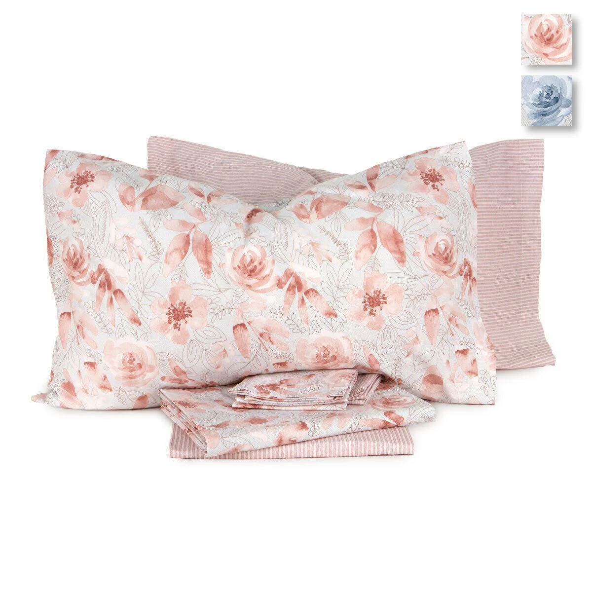 Completo Lenzuola Floralia Di Zucchi C/doppie Federe - Dimensioni Varie J636 1 Completo Lenzuola Floralia Di Zucchi C/doppie Federe - Dimensioni Varie J636