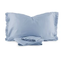 Completo Lenzuola C/rouches Ginevra Maestri Cotonieri In Raso Matrimoniale Y768 -Articoli Per La Casa completo lenzuola ginevra maestri cotonieri polvere 3