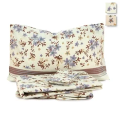 Completo Lenzuola In Flanella Bice Di Pompea - Dimensioni Varie J210