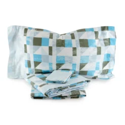 Completo Lenzuola In Flanella Cromatic Di Caleffi - Dimensioni Varie W100 -Articoli Per La Casa completo lenzuola in flanella cromatic di caleffi dimensioni varie cielo 2