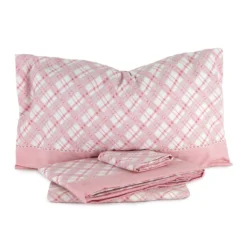 Completo Lenzuola In Flanella Erica Di Morbidissimi - Dimensioni Varie K941 -Articoli Per La Casa completo lenzuola in flanella erica di morbidissimi cipria 3