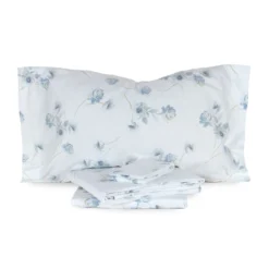 Completo Lenzuola In Flanella Flores Di Caleffi - Dimensioni Varie X177 -Articoli Per La Casa completo lenzuola in flanella flores di caleffi azzurro 3