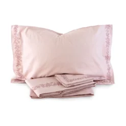 Completo Lenzuola Satina Di Laura Biagiotti In Flanella Matrimoniale Maxi W109 -Articoli Per La Casa completo lenzuola in flanella satina laura biagiotti rosa 2