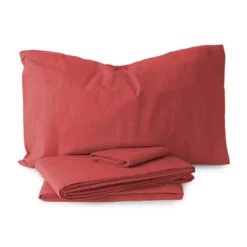 Completo Lenzuola In Flanella Tinta Unita Morbidissimi - Dimensioni Varie W635 -Articoli Per La Casa completo lenzuola in flanella tinta unita morbidissimi bordeaux 3