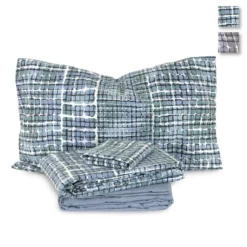 Completo Lenzuola In Flanella Tyrone Di Zucchi Per Letto Matrimoniale J183