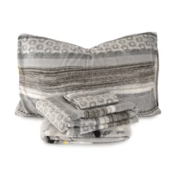 Completo Lenzuola In Pile Bolle - Dimensioni Varie K861 -Articoli Per La Casa completo lenzuola in pile bolle grigio 2