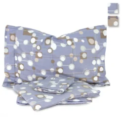 Completo Lenzuola In Flanella Milo Di Enrico Coveri Matrimoniale Maxi J238