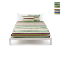 Completo Lenzuola Recortes Di Bassetti Puro Cotone - Dimensioni Varie Q958