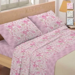 Completo Lenzuola Rodi Morbidissimi Puro Cotone - Dimensioni Varie Z317