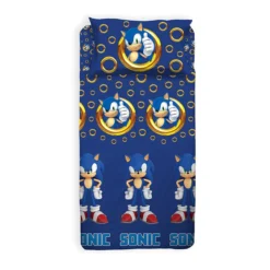 Completo Lenzuola Sonic The Hedgehog Per Letto Singolo J147