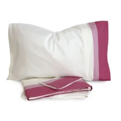 Completo Lenzuola Milano Di Novia In Raso Per Letto Matrimoniale Z282 -Articoli Per La Casa completo letto matrimoniale in raso di cotone milano novia cipria 3