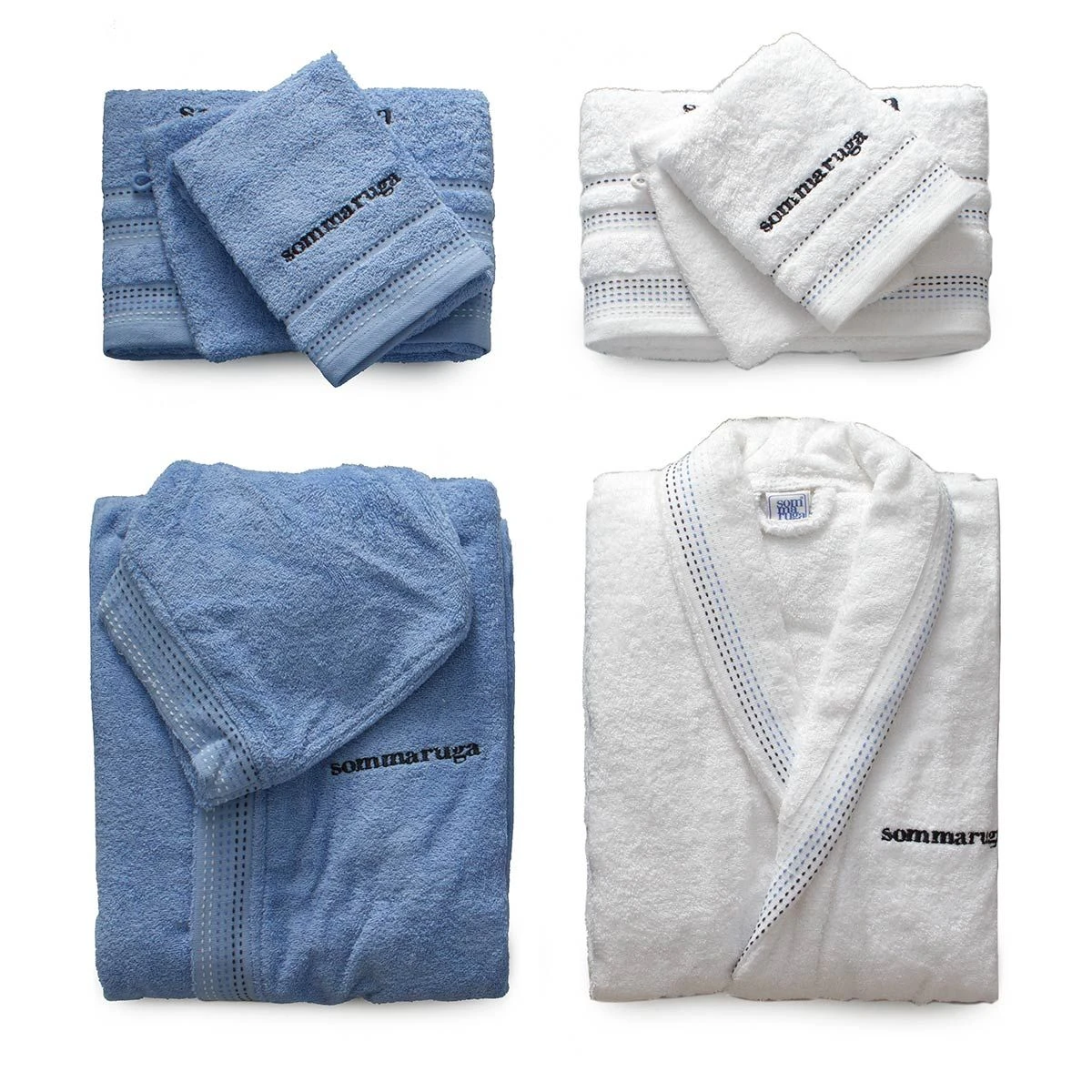 Completo Bagno Sommaruga 8 Pz Penelope Uomo&Donna Spugna Di Cotone Q369 3 Completo Bagno Sommaruga 8 Pz Penelope Uomo&Donna Spugna Di Cotone Q369 - immagine 3