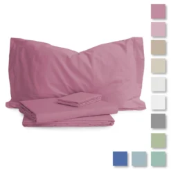 Completo Lenzuola Caleffi In Flanella Tinta Unita - Dimensioni Varie S867