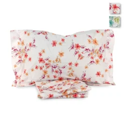 Completo Lenzuola Copriletto Danielle Di Carrara In Percalle Matrimoniale Y651