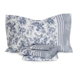 Completo Lenzuola Jhosephin Di Maè In Flanella - Dimensioni Varie T637 -Articoli Per La Casa completo lenzuola flanella jhosephin mae blu