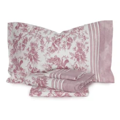 Completo Lenzuola Jhosephin Di Maè In Flanella - Dimensioni Varie T637 -Articoli Per La Casa completo lenzuola flanella jhosephin mae rosa antico