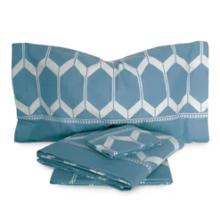 Completo Lenzuola Khistan Biancaluna In Flanella - Dimensioni Varie T773 -Articoli Per La Casa completo lenzuola in flanella biancaluna khistan celeste