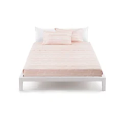 Completo Lenzuola Nui Di Zucchi In Raso Di Cotone - Dimensioni Varie S669 -Articoli Per La Casa completo lenzuola zucchi nui in raso di cotone rosa