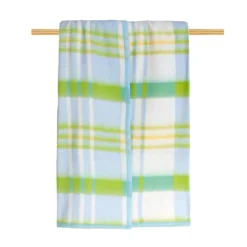 Coperta Jacquard In Misto Lana Scozia - Dimensioni Varie Z579 -Articoli Per La Casa coperta in misto lana scozia dimensioni varie azzurro 2 9