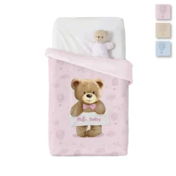 Coperta In Pile Vellutato Orsetto Di Manterol Per Lettino Baby J841