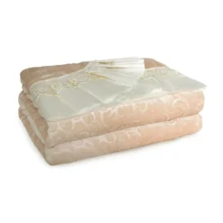 Coperta Invernale In Pile Renato Balestra Con Volant Matrimoniale V223