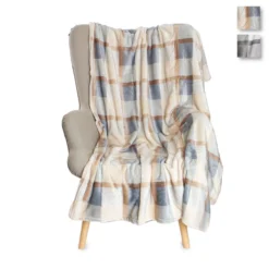 Coperta Plaid Marcella Di Nazareno Gabrielli In Pile Coral - Dimensioni Varie K821